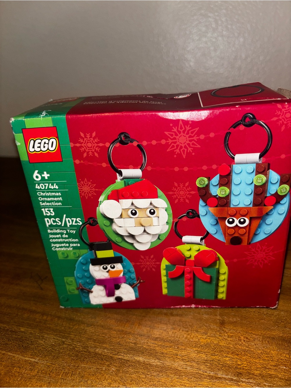 LEGO Holiday Ornament Pack - Red, Green, Blue new - Picture 2 of 3